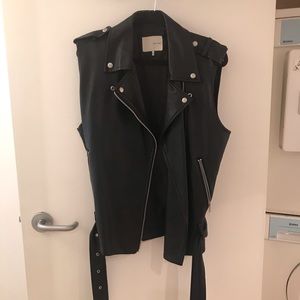 Leather vest